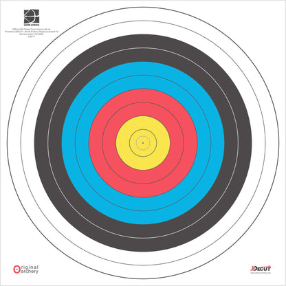 Decut Archery World Archery Official FITA 40cm 10 Ring Waterproof Target Face (10pcs)
