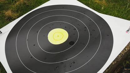 Decut World Archery Official Vertical 3 Spot Field Target Face (20 cm) (10pcs)